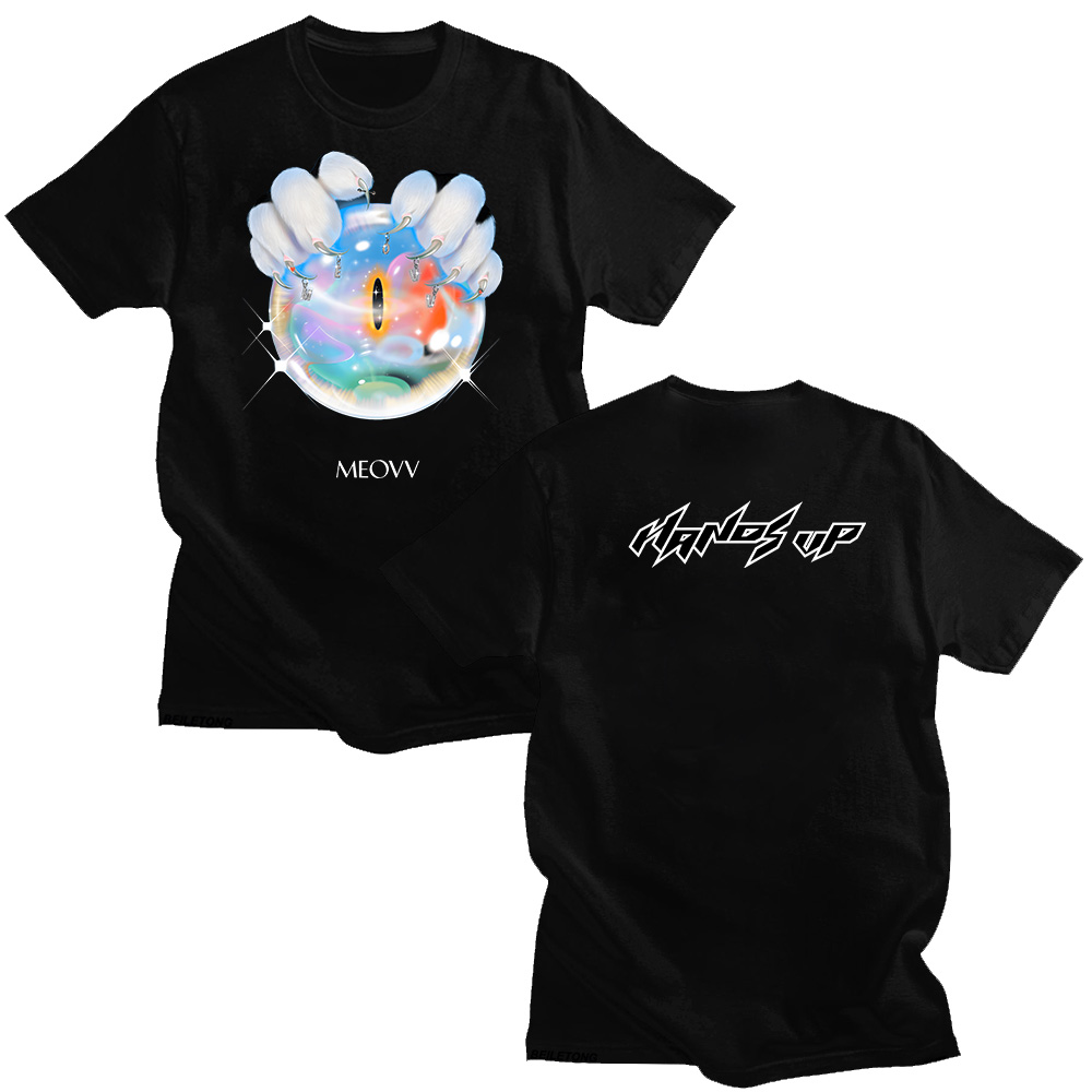 Graphic Hoodie Streetwear - MEOVV Hands Up T shirts 2025