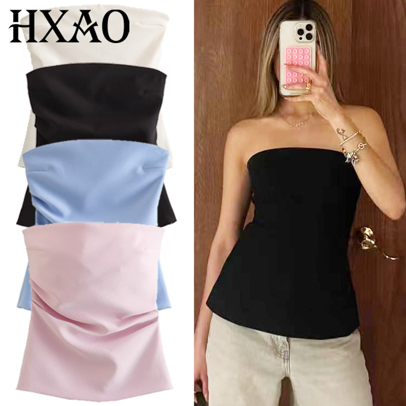 Street Fashion Youtube - HXAO Corset Tube Top Women Summer
