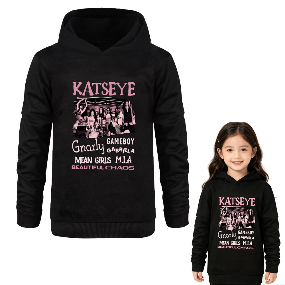 Graphic Hoodie Streetwear - KATSEYE Kids Hoodie Girl Boy Pullover