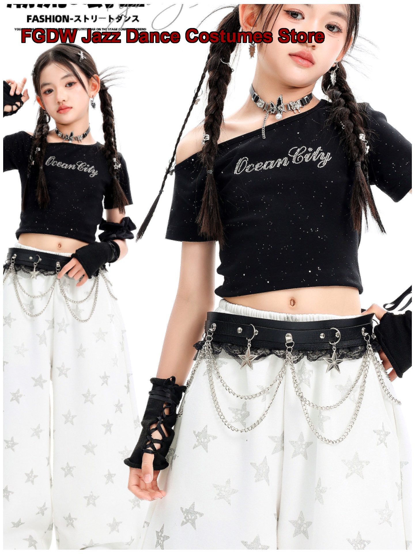 Street Fashion Walking - Girls Hip-Hop Fashion Jazz Street Walk