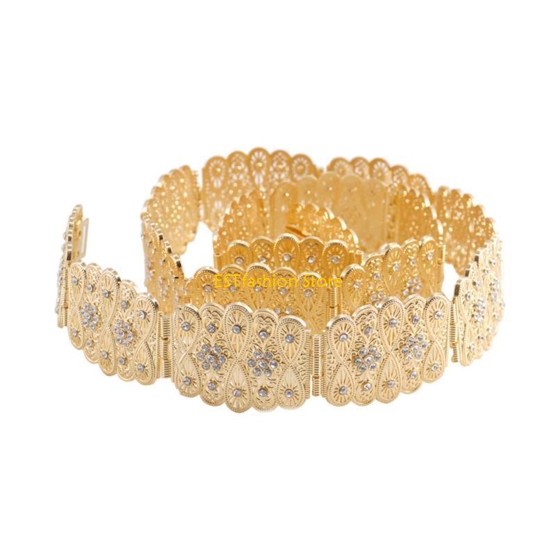 Y5GC Rhinestones Wide Waist Be - Street Fashion Reference ulasan dan harga