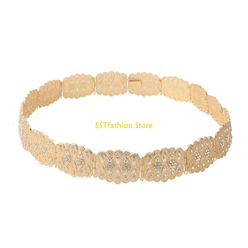 Y5GC Rhinestones Wide Waist Be - Street Fashion Reference ulasan dan harga