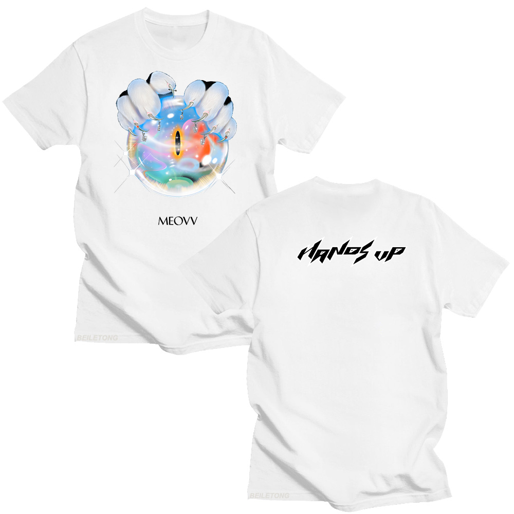 MEOVV Hands Up T shirts 2025 F - Graphic Hoodie Streetwear ulasan dan harga