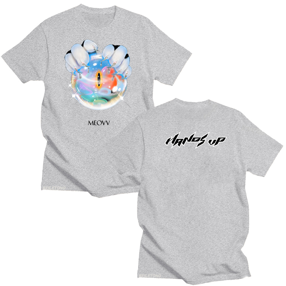 MEOVV Hands Up T shirts 2025 F - Graphic Hoodie Streetwear ulasan dan harga