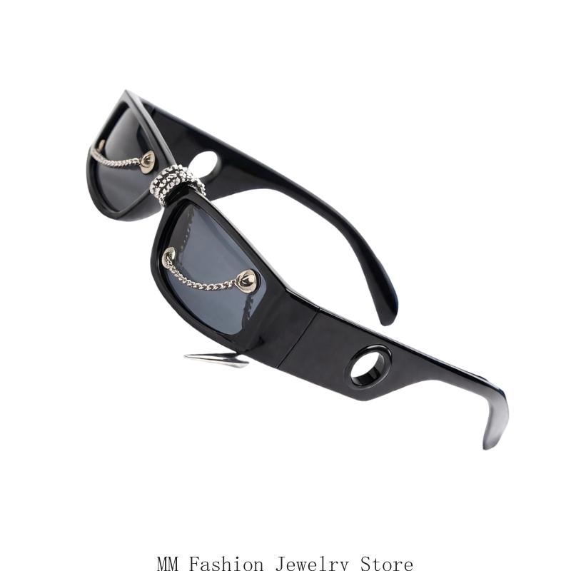 Trendy Unisex Square Sunglasse - Street Fashion Reference ulasan dan harga