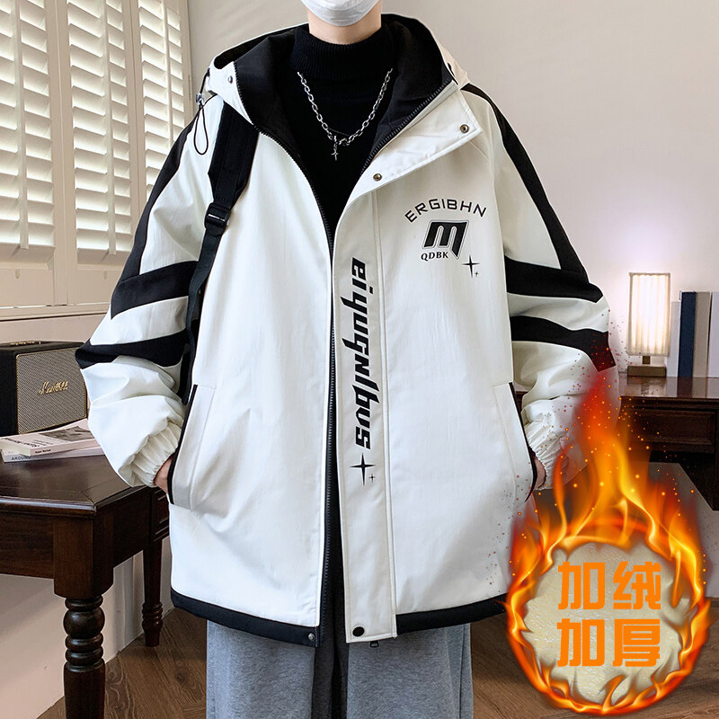 Fashion Men's Fleece Thick War - Street Fashion Youth ulasan dan harga