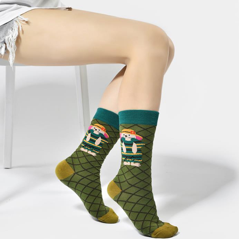 Women's Fashion Socks Cute Col - Street Fashion Youtube ulasan dan harga