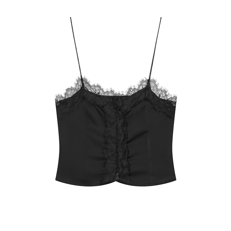 Lace Women's Camis Tops Summer - Street Fashion Youtube ulasan dan harga
