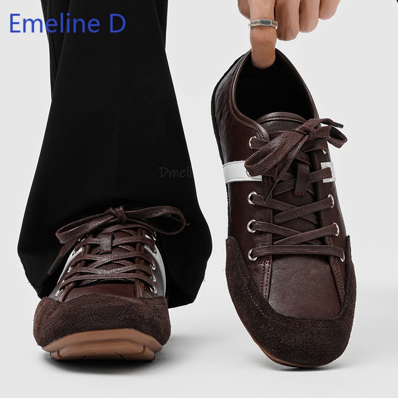 Men Minimalist Retro Casual Sn - Street Fashion Walking ulasan dan harga