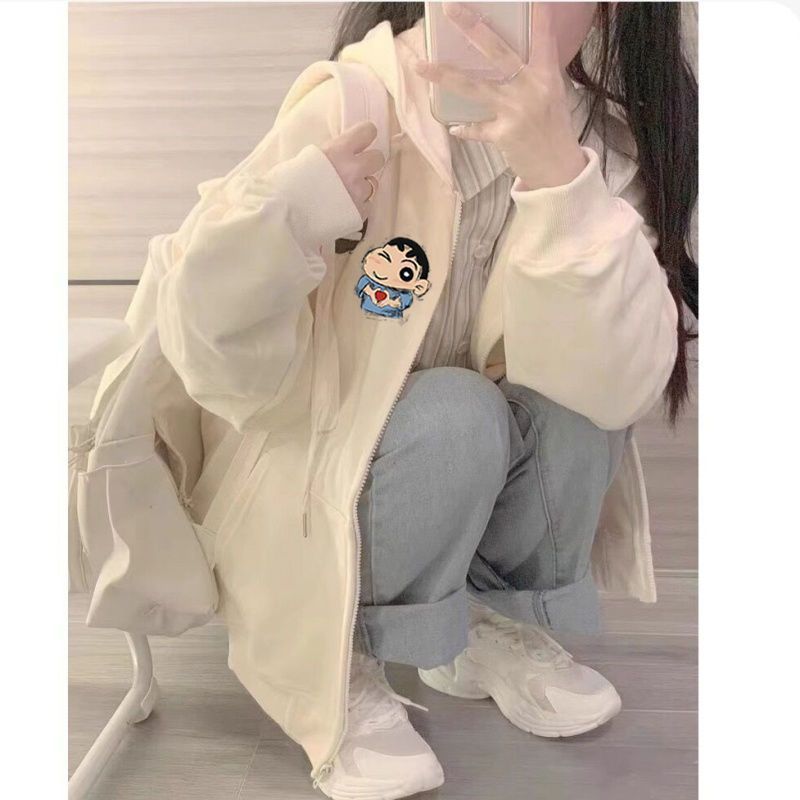 Hoodie Crayon Shin-Chan Print  - Graphic Hoodie Streetwear ulasan dan harga