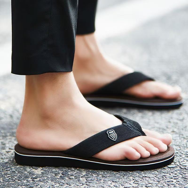 Men's Summer Casual Flip Flops - Street Fashion Style Male ulasan dan harga