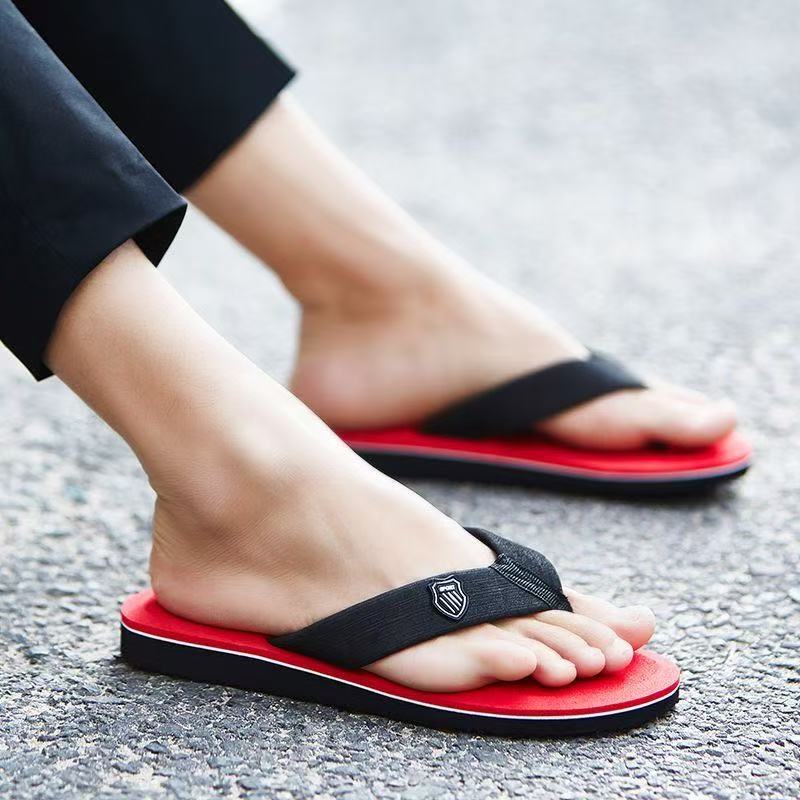 Men's Summer Casual Flip Flops - Street Fashion Style Male ulasan dan harga