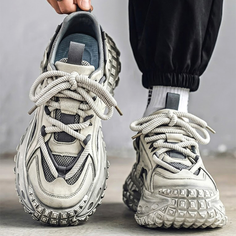 Big Size Men Mesh Chunky Dad S - Street Fashion Walking ulasan dan harga
