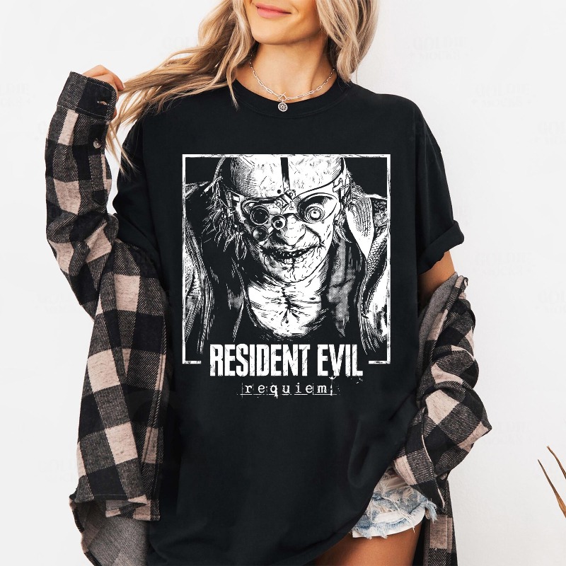 Retro Resident Evil 9 Requiem  - Street Fashion Style Male ulasan dan harga