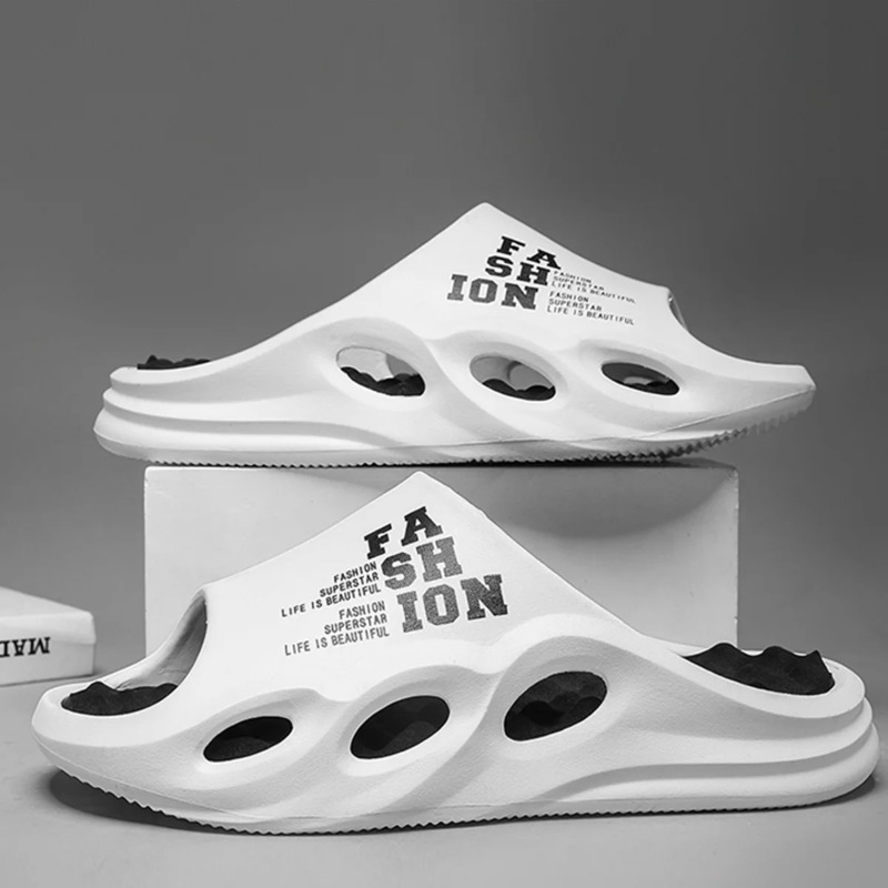 Men Fashion Massage Slippers I - Street Fashion Style Male ulasan dan harga