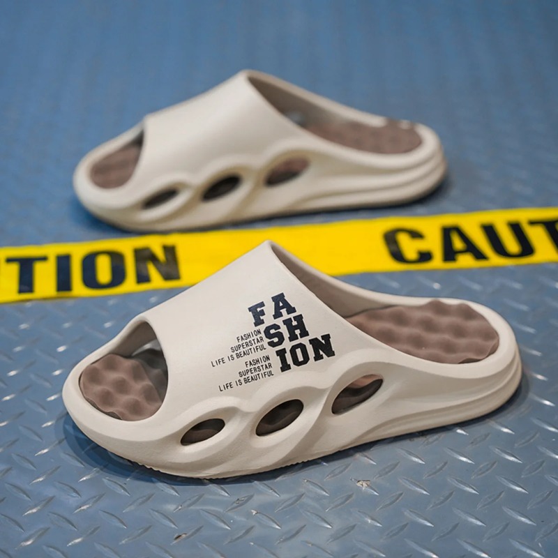 Men Fashion Massage Slippers I - Street Fashion Style Male ulasan dan harga