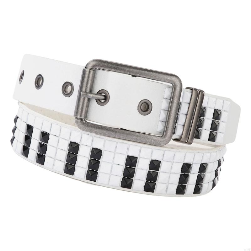 Piano Rivets Decorative Belt W - Street Fashion Reference ulasan dan harga