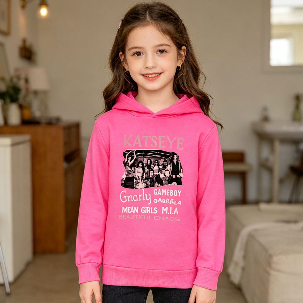 KATSEYE Kids Hoodie Girl Boy P - Graphic Hoodie Streetwear ulasan dan harga