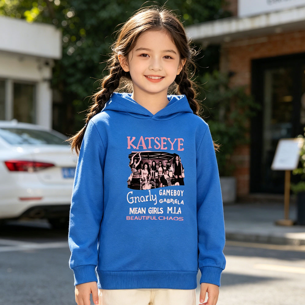 KATSEYE Kids Hoodie Girl Boy P - Graphic Hoodie Streetwear ulasan dan harga