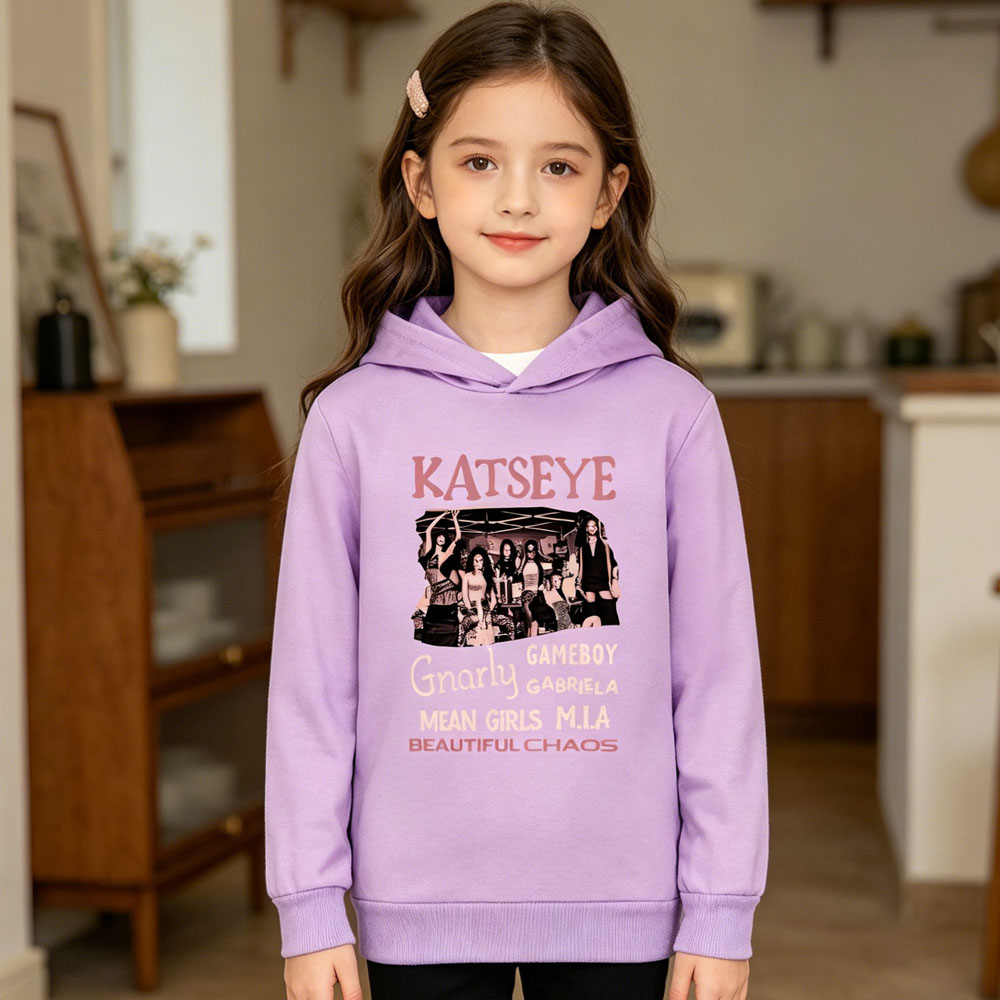 KATSEYE Kids Hoodie Girl Boy P - Graphic Hoodie Streetwear ulasan dan harga