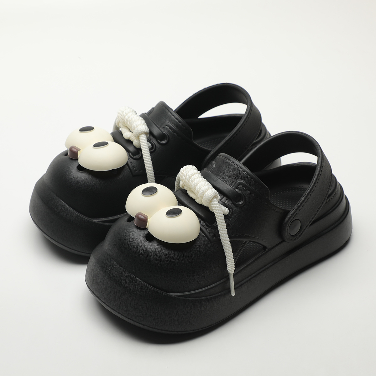 Cute DIY Big Eyes Fashion Clog - Street Fashion Walking ulasan dan harga