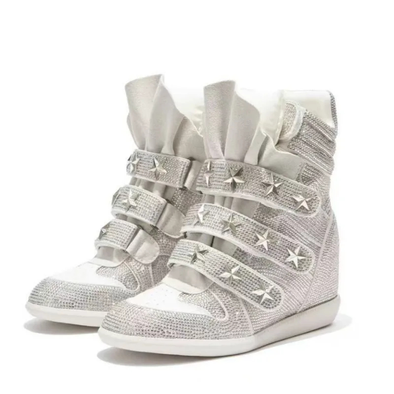 Women’s Rhinestone Ankle Boots - Street Fashion Walking ulasan dan harga