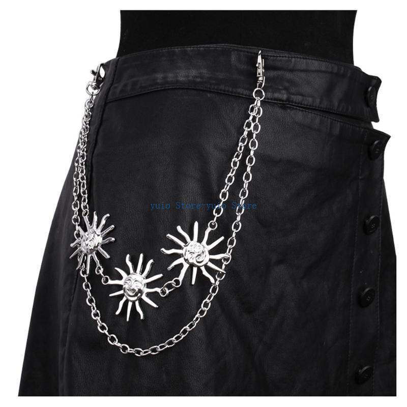 X7XB Sun/Moon Pendant Pant Cha - Street Fashion Reference ulasan dan harga