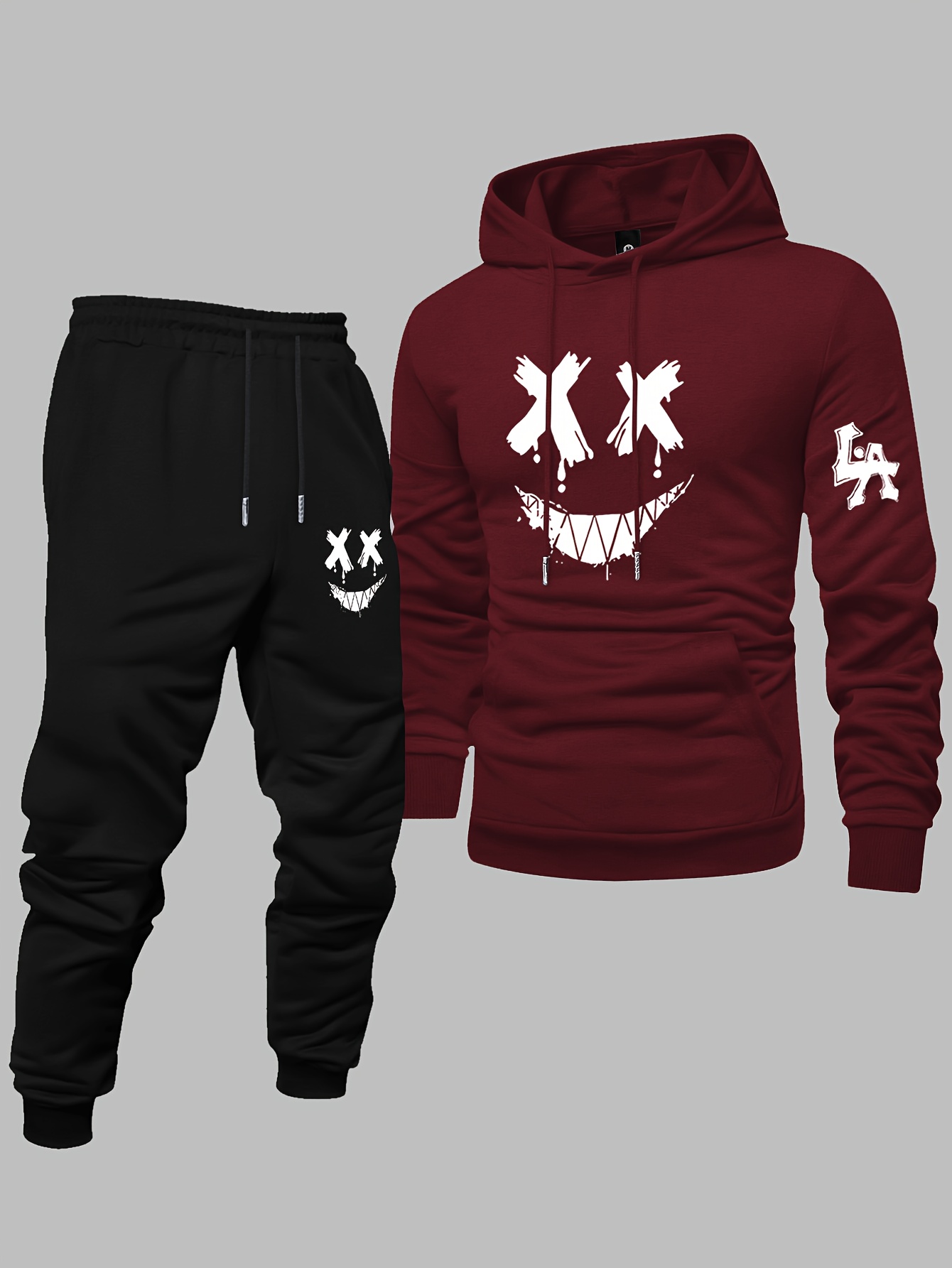 2026 Men Trendy Streetwear Tra - Graphic Hoodie Streetwear ulasan dan harga