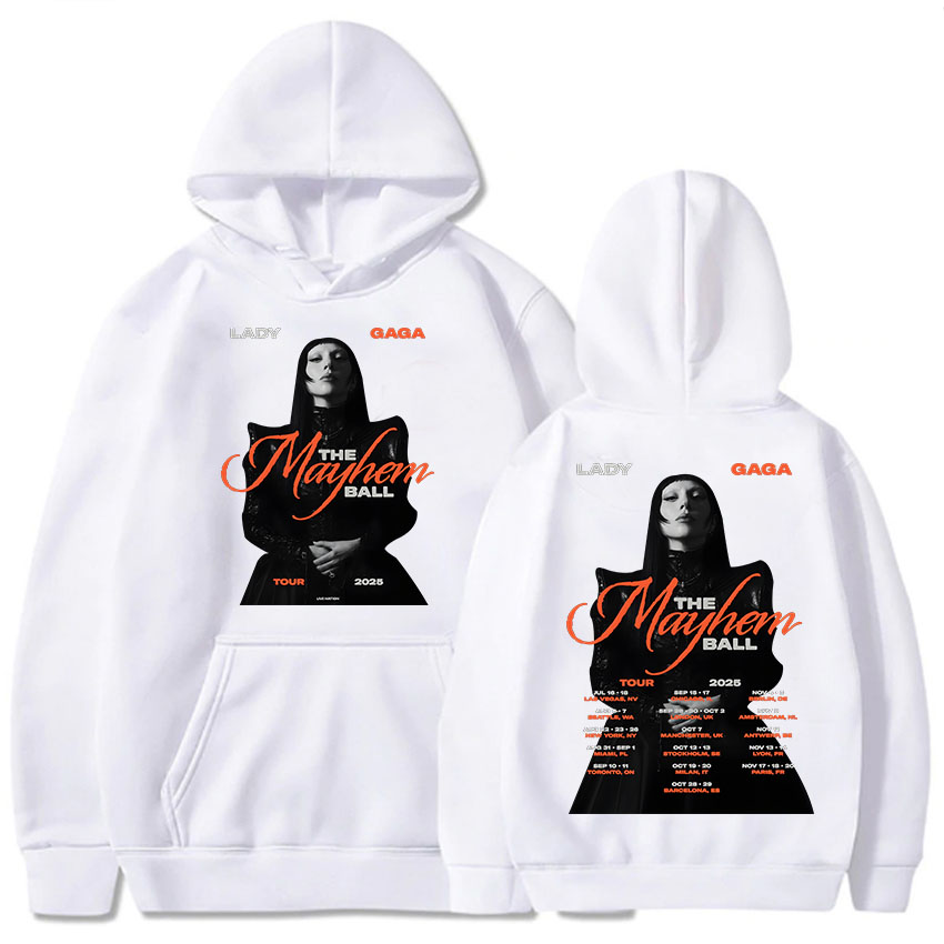 Lady Gaga The Mayhem Ball Tour - Graphic Hoodie Streetwear ulasan dan harga