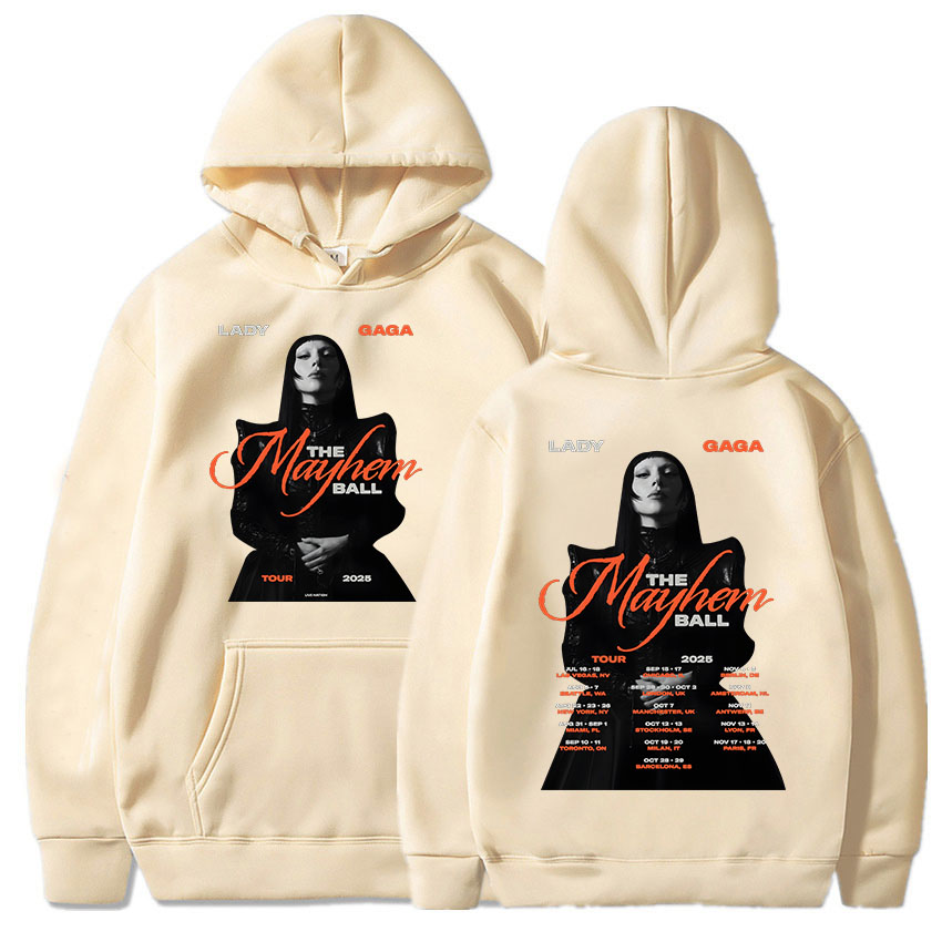 Lady Gaga The Mayhem Ball Tour - Graphic Hoodie Streetwear ulasan dan harga