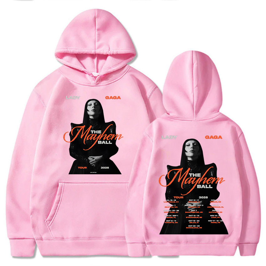 Lady Gaga The Mayhem Ball Tour - Graphic Hoodie Streetwear ulasan dan harga