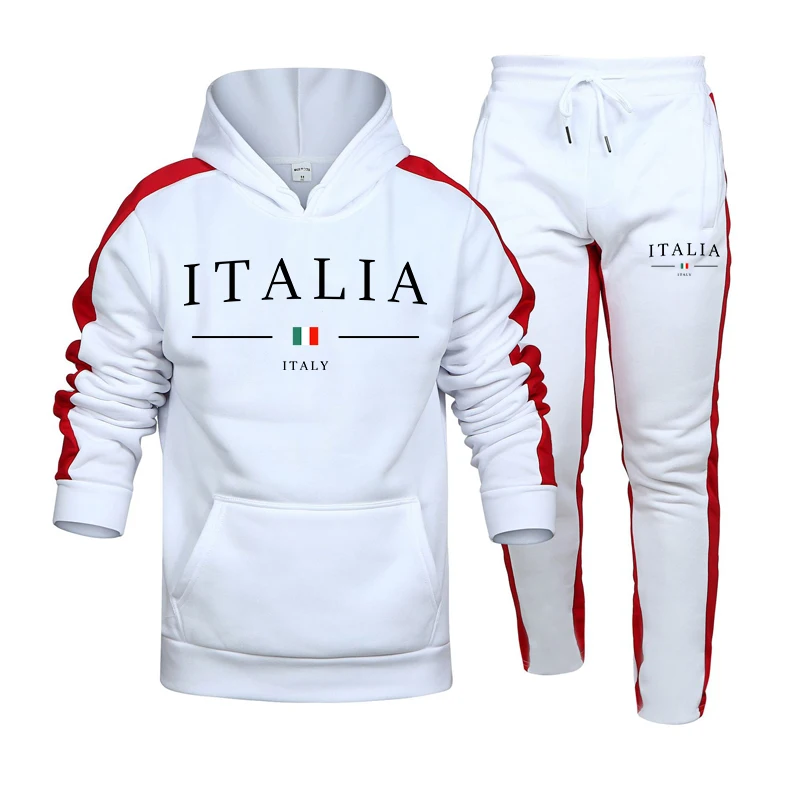 Men's Tracksuit 2 Pcs Sets Fas - Street Fashion Men ulasan dan harga