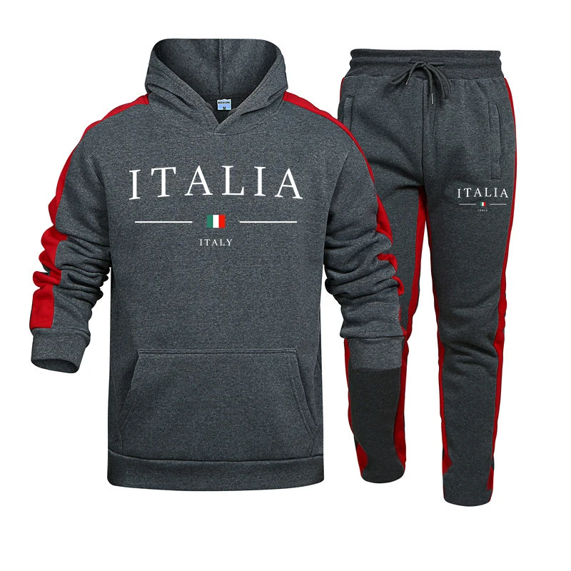 Men's Tracksuit 2 Pcs Sets Fas - Street Fashion Men ulasan dan harga