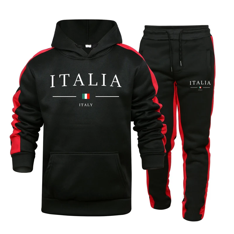 Men's Tracksuit 2 Pcs Sets Fas - Street Fashion Men ulasan dan harga