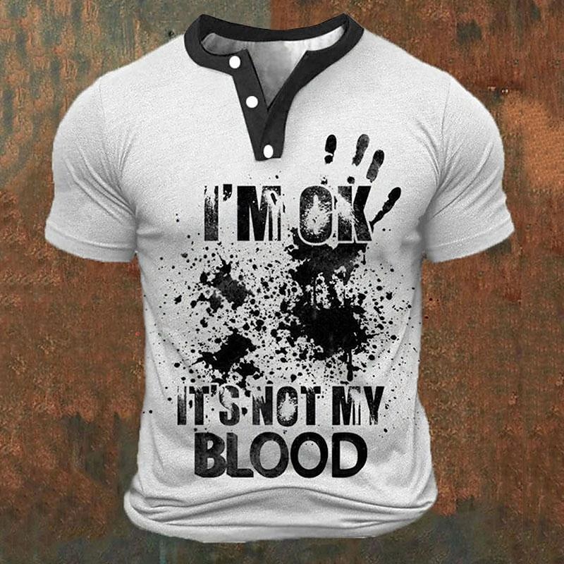 Funny 3D Letter Print Men's He - Street Fashion Men ulasan dan harga