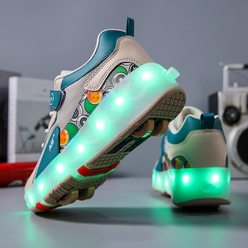Youth Roller Shoes With 4 Whee - Street Fashion Youth ulasan dan harga