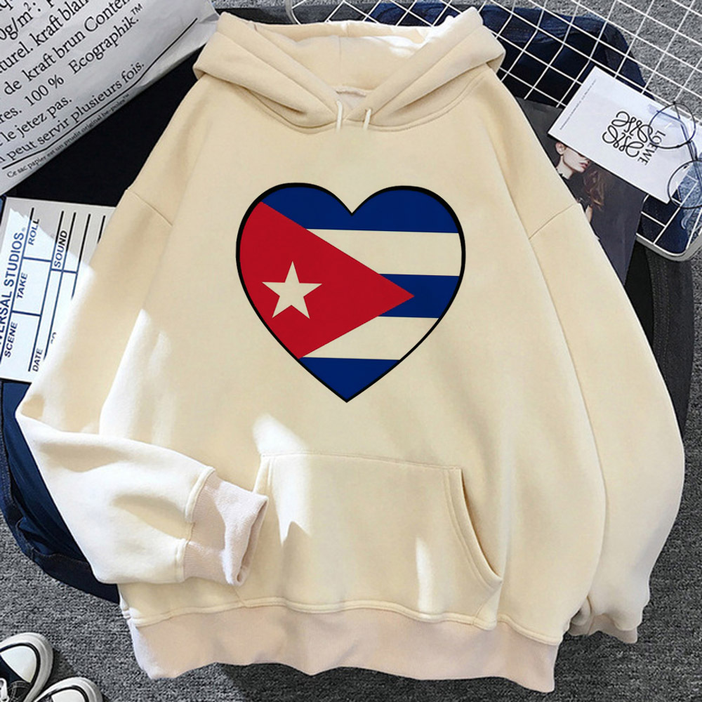 Cuba hoodie manga modern style - Graphic Hoodie Streetwear ulasan dan harga