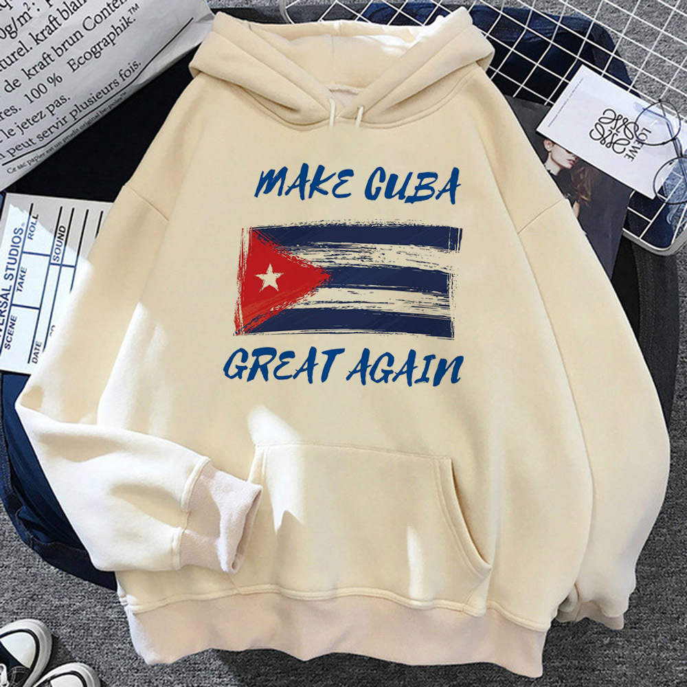 Cuba hoodie manga modern style - Graphic Hoodie Streetwear ulasan dan harga