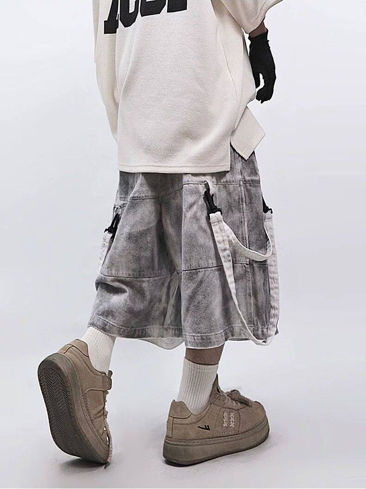 Retro Hip-hop Men's Ripped Jea - Street Fashion Style Male ulasan dan harga