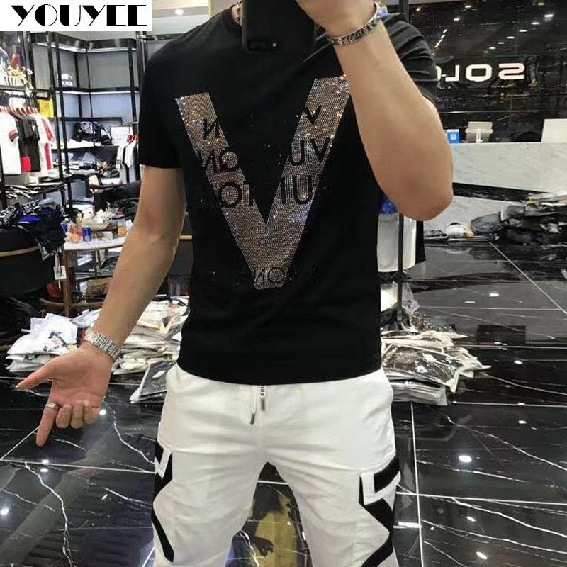 T-shirt Designer Clothes Men M - Street Fashion Style Male ulasan dan harga