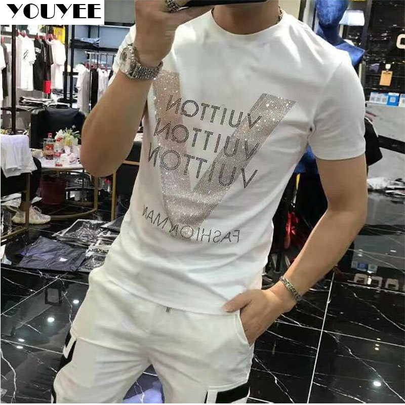 T-shirt Designer Clothes Men M - Street Fashion Style Male ulasan dan harga